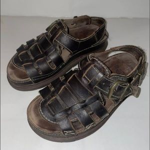 Brown Doc Marten Fisherman Sandals